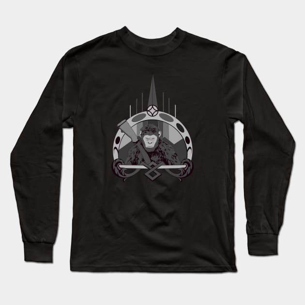 Planet Apes Long Sleeve T-Shirt by Malakian Art